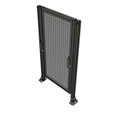E3-1400-0750-0150-GYMTK SINGLE REMOVABLE PANEL WITH LEGS 1400MM X 750MM 1" MESH, AS A KIT