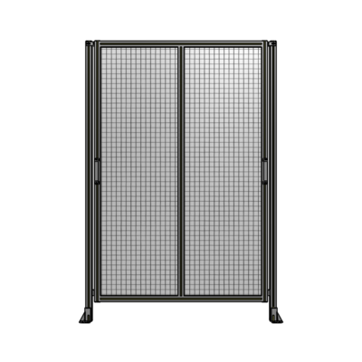 DOUBLE REMOVABLE PANEL WITH LEGS  2135MM X 1450MM 1" MESH, FULLY ASSEMBLED