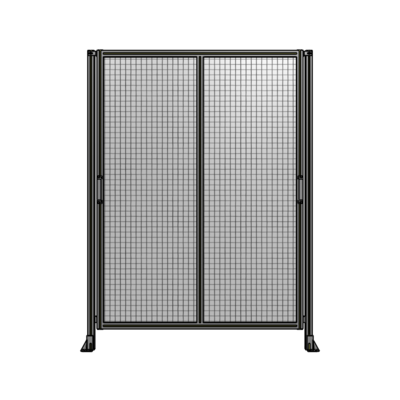 DOUBLE REMOVABLE PANEL WITH LEGS  2135MM X 1600MM 1" MESH, FULLY ASSEMBLED