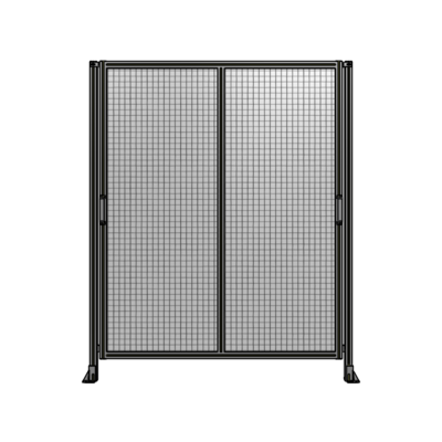 DOUBLE REMOVABLE PANEL WITH LEGS  2135MM X 1750MM 1" MESH, FULLY ASSEMBLED