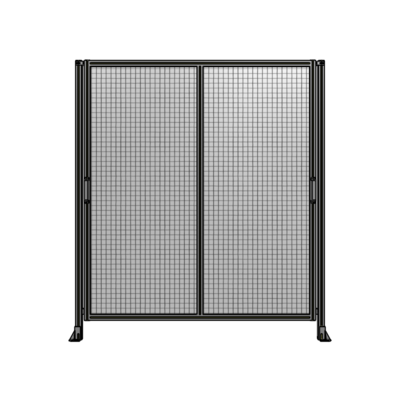 DOUBLE REMOVABLE PANEL WITH LEGS 2135MM X 1900MM 1" MESH, AS A KIT