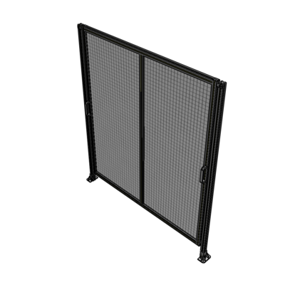 E4-2135-1900-0150-GYMTK DOUBLE REMOVABLE PANEL WITH LEGS 2135MM X 1900MM 1" MESH, AS A KIT