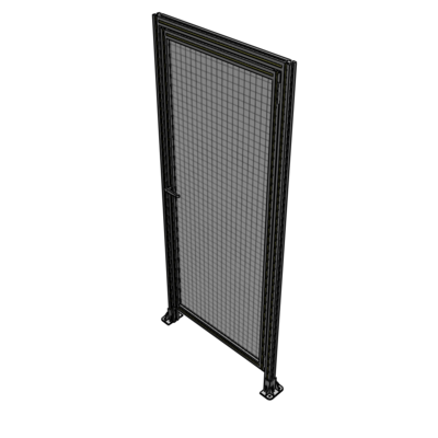 G2-2135-0920-0150-EYMTK DOOR WITH HEADER, HANDLE WITH INTERNAL EGRESS ON LEFT 2135MM X 920MM 1" MESH, AS A KIT