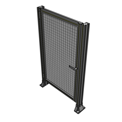G5-1400-0820-0150-EYMTK DOOR-ROBUST FRAME, HANDLE/INTERNAL EGRESS ON RIGHT 1400MM X 820MM 1" MESH, AS A KIT