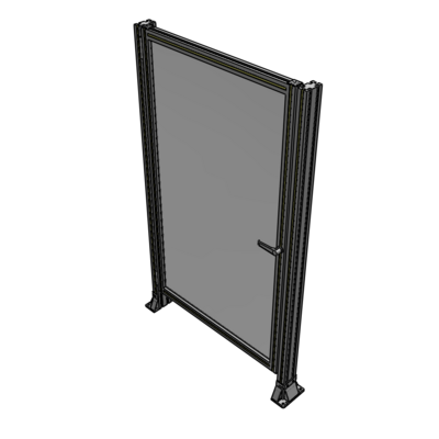 G5-1700-1000-0150-EYPTK DOOR-ROBUST FRAME, HANDLE/INTERNAL EGRESS ON RIGHT 1700MM X 1000MM 1/4" POLYCARBONATE, AS A KIT