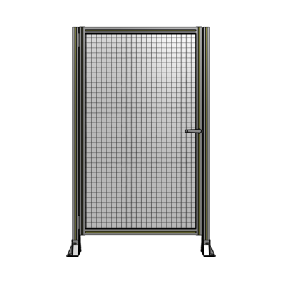 DOOR-ROBUST FRAME, HANDLE/INTERNAL EGRESS ON RIGHT 1700MM X 1020MM 1" MESH, FULLY ASSEMBLED