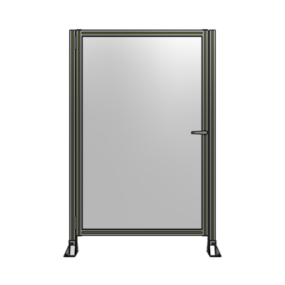 DOOR-ROBUST FRAME, HANDLE/INTERNAL EGRESS ON RIGHT 1700MM X 1100MM 1/4" POLYCARBONATE, AS A KIT