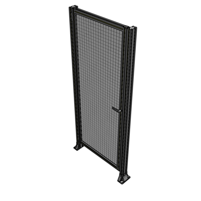 G5-2135-0900-0150-EYMTA DOOR-ROBUST FRAME, HANDLE/INTERNAL EGRESS ON RIGHT 2135MM X 900MM 1" MESH, FULLY ASSEMBLED