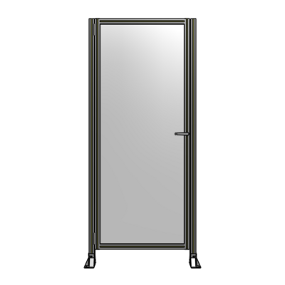 DOOR-ROBUST FRAME, HANDLE/INTERNAL EGRESS ON RIGHT 2135MM X 920MM 1/4" POLYCARBONATE, AS A KIT