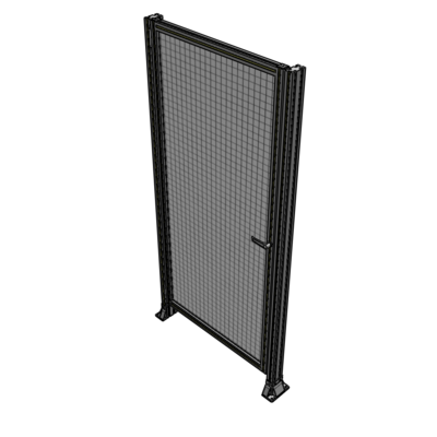 G5-2135-1020-0150-EYMTA DOOR-ROBUST FRAME, HANDLE/INTERNAL EGRESS ON RIGHT 2135MM X 1020MM 1" MESH, FULLY ASSEMBLED