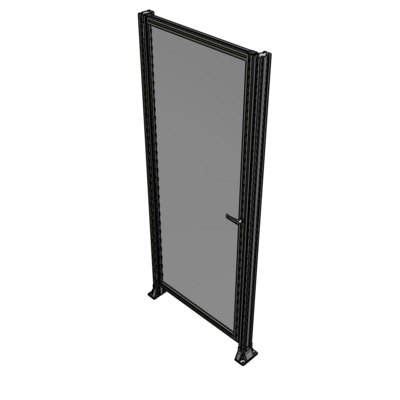 G5-2400-1000-0150-EYPTK DOOR-ROBUST FRAME, HANDLE/INTERNAL EGRESS ON RIGHT 2135MM X 1000MM 1/4" POLYCARBONATE, AS A KIT
