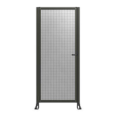 DOOR-ROBUST FRAME, HANDLE/INTERNAL EGRESS ON RIGHT 2135MM X 1020MM 1" MESH, AS A KIT