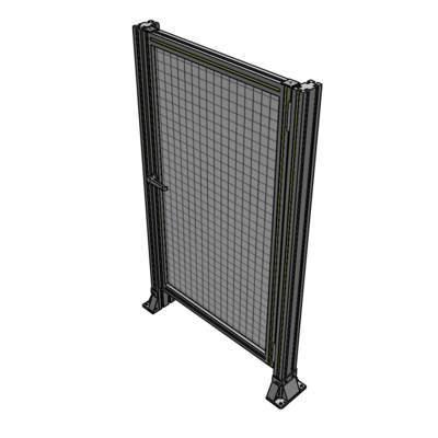 G6-1400-0820-0150-EYMTA DOOR-ROBUST FRAME, HANDLE/INTERNAL EGRESS ON LEFT 1400MM X 820MM 1" MESH, FULLY ASSEMBLED