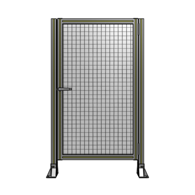 DOOR-ROBUST FRAME, HANDLE/INTERNAL EGRESS ON LEFT 1400MM X 820MM 1" MESH, AS A KIT