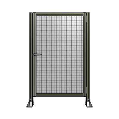 DOOR-ROBUST FRAME, HANDLE/INTERNAL EGRESS ON LEFT 1400MM X 900MM 1" MESH, AS A KIT