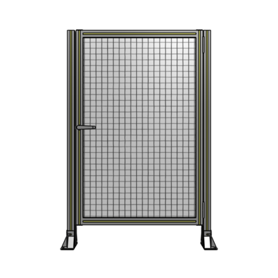 DOOR-ROBUST FRAME, HANDLE/INTERNAL EGRESS ON LEFT 1400MM X 920MM 1" MESH, AS A KIT