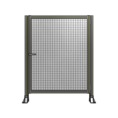 DOOR-ROBUST FRAME, HANDLE/INTERNAL EGRESS ON LEFT 1400MM X 1100MM 1" MESH, AS A KIT