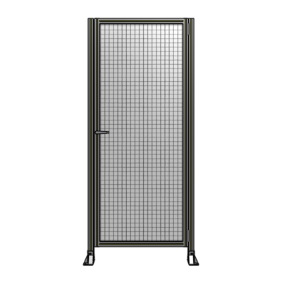 DOOR-ROBUST FRAME, HANDLE/INTERNAL EGRESS ON LEFT 2135MM X 920MM 1" MESH, AS A KIT