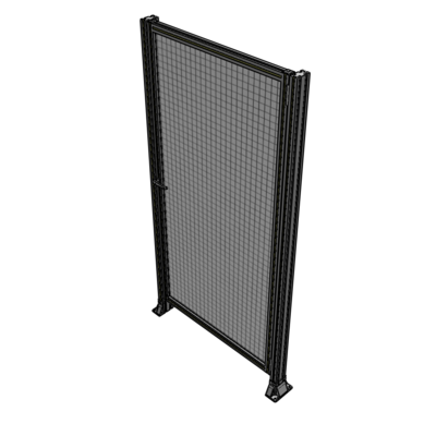 G6-2135-1100-0150-EYMTA DOOR-ROBUST FRAME, HANDLE/INTERNAL EGRESS ON LEFT 2135MM X 1100MM 1" MESH, FULLY ASSEMBLED