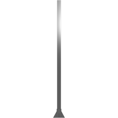 K2-1400-ZFA VERTICAL POST-4 SIDED FOOT, YELLOW INSERT, NO END CAP 45 MM X 90 MM X 1400 MM TALL, FULLY ASSEMBLED