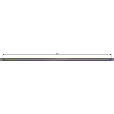 L1-1890-YTA 1890MM LONG HALF STRAP, MOUNTS VERTICALLY ON 2135MM TALL GUARD SECTIONS