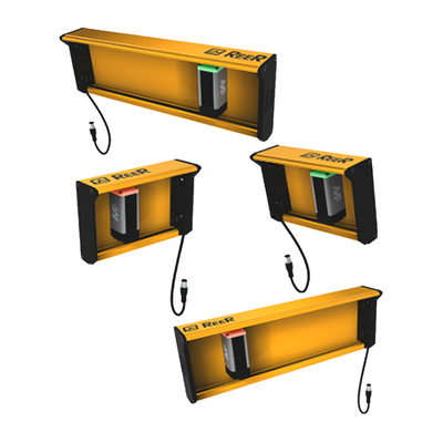 REER MUTING BRACKETS, 2 M5 SENSORS, T-LOGIC, CROSSED BEAMS, LENGTH: 790MM(MZ T2X)