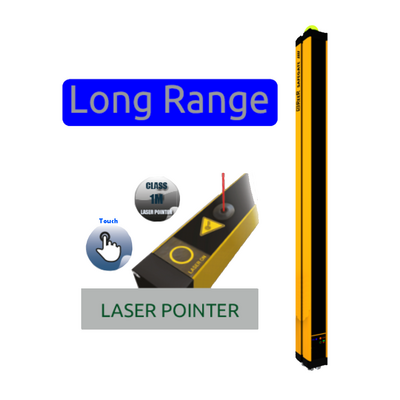 REER ACCESS GRID, A/M RESET, NO MUTING, XL RANGE, STATUS LAMP, LASER, CONTROL H:556MM(SO 2B LR ILP)