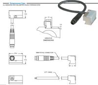 8WS10-000-131 CANFIELD CYLINDER SWITCH ELECTRONIC, PNP 6-30VDC, LED, M8 QUICK DISC.