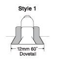 900-100-000 CANFIELD CYLINDER PART SWITCH BRACKET 12MM (DOVETAIL)