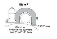 900-F00-000 CANFIELD CYLINDER PART SWITCH BRACKET 1 1/2"-2 1/2"  (TIE ROD)