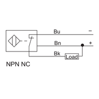 NI22-G30-CA41L ELCO THREADED CYLINDRICAL INDUCTIVE SENSOR M30, SWITCHING DISTANCE 22 MM, NON-FLUSH, IP68, -30 TO 85 DEG C, 2-WIRE AC/DC, CABLE 2 M