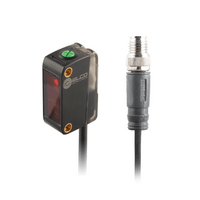 ELCO PHOTOELECT SENSOR, OS10S-SERIES, DIFF W/ BGS, INFARED+RED IND, OR:50-1000MM, TEACH, NPN, LO/DO, -20TO60 DEG C, SW FRQ:30HZ, 0.3 M+M8 4-PIN