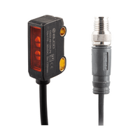 ELCO PHOTOELECT SENSOR, OS22-SERIES, DIFF FIXED BGS, RED BEAM, OR:4-15MM, NPN, DO, -10TO50 DEG C, SW FRQ:200HZ, 0.3 M CABLE+M8 4-PIN
