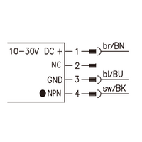 OS4-EDN6-0.3-Q8.3 ELCO PHOTOELECT SENSOR, OS4-SERIES, FRONT-OPPOSED, RECEIVER, RED BEAM, OR:1 M, NPN, DO, 10TO30VDC, -10TO55 DEG C, SW FRQ:800HZ, 0.3 M CABLE+M8 3-PIN