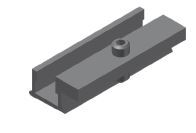 NUMATICS/AVENTICS CYLINDER PART SWITCH BRACKET 1 1/2" - 2 1/2" (DOVETAIL)