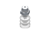 GIMATIC VACUUM CUP VG.LB16 SUCTION CUP, FDA-COMPLIANT SILICONE, 50 SHORE, G1/8? MALE, 0.51 IN. HEX WITH FDA-COMPLIANT SILICONE FOAM RING