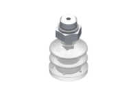 GIMATIC VACUUM CUP VG.LB22 SUCTION CUP, FDA-COMPLIANT SILICONE, 50 SHORE, G1/8? MALE, 0.51 IN. HEX WITH FDA-COMPLIANT SILICONE FOAM RING