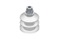 GIMATIC VACUUM CUP VG.LB33 SUCTION CUP, FDA-COMPLIANT SILICONE, 50 SHORE, G1/8? MALE, 0.47 IN. HEX WITH FDA-COMPLIANT SILICONE FOAM RING