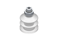 GIMATIC VACUUM CUP VG.LB33 SUCTION CUP, FDA-COMPLIANT SILICONE, 50 SHORE, G1/8? MALE, 0.63 IN. HEX WITH FDA-COMPLIANT SILICONE FOAM RING