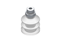 GIMATIC VACUUM CUP VG.LB33 SUCTION CUP, FDA-COMPLIANT SILICONE, 50 SHORE, G1/4? MALE, 0.67 IN. HEX WITH FDA-COMPLIANT SILICONE FOAM RING