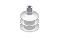 GIMATIC VACUUM CUP VG.LB42 SUCTION CUP, FDA-COMPLIANT SILICONE, 50 SHORE, G1/8? FEMALE, 0.47 IN. HEX WITH FDA-COMPLIANT SILICONE FOAM RING