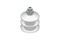 GIMATIC VACUUM CUP VG.LB42 SUCTION CUP, FDA-COMPLIANT SILICONE, 50 SHORE, G1/8? MALE, 0.63 IN. HEX WITH FDA-COMPLIANT SILICONE FOAM RING