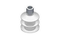 GIMATIC VACUUM CUP VG.LB42 SUCTION CUP, FDA-COMPLIANT SILICONE, 50 SHORE, G1/4? FEMALE, 0.63 IN. HEX WITH FDA-COMPLIANT SILICONE FOAM RING
