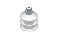 GIMATIC VACUUM CUP VG.LB42 SUCTION CUP, FDA-COMPLIANT SILICONE, 50 SHORE, G1/4? MALE, 0.67 IN. HEX WITH FDA-COMPLIANT SILICONE FOAM RING