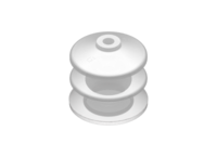 GIMATIC VACUUM CUP VG.LB53F SUCTION CUP IN FDA-COMPLIANT SILICONE, 50 SHORE, WITH FDA-COMPLIANT SILICONE FOAM RING