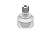 GIMATIC VACUUM CUP VG.B22 SUCTION CUP, FDA-COMPLIANT SILICONE, 50 SHORE, M5 FEMALE, 8 MM HEX WITH COMPLIANT SILICONE FOAM RING