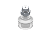 GIMATIC VACUUM CUP SUCTION CUP VG.B22 SILICONE FDA 50 SHORE, G1/8" MALE, HEXAGON 13 MM WITH SILICONE FOAM RING