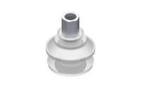 GIMATIC VACUUM CUP VG.B33 SUCTION CUP, FDA-COMPLIANT SILICONE, 50 SHORE, G1/8? FEMALE, 12 MM HEX WITH -COMPLIANT SILICONE FOAM RING