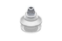 GIMATIC VACUUM CUP VG.B33 SUCTION CUP, FDA-COMPLIANT SILICONE, 50 SHORE, G1/8? MALE, 12 MM HEX WITH COMPLIANT SILICONE FOAM RING