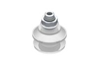 GIMATIC VACUUM CUP VG.B33 SUCTION CUP, FDA-COMPLIANT SILICONE, 50 SHORE, G1/8? MALE, 16 MM HEX WITH COMPLIANT SILICONE FOAM RING